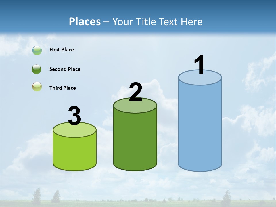 Fall Sunlight Scenic PowerPoint Template