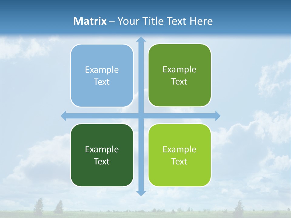 Fall Sunlight Scenic PowerPoint Template