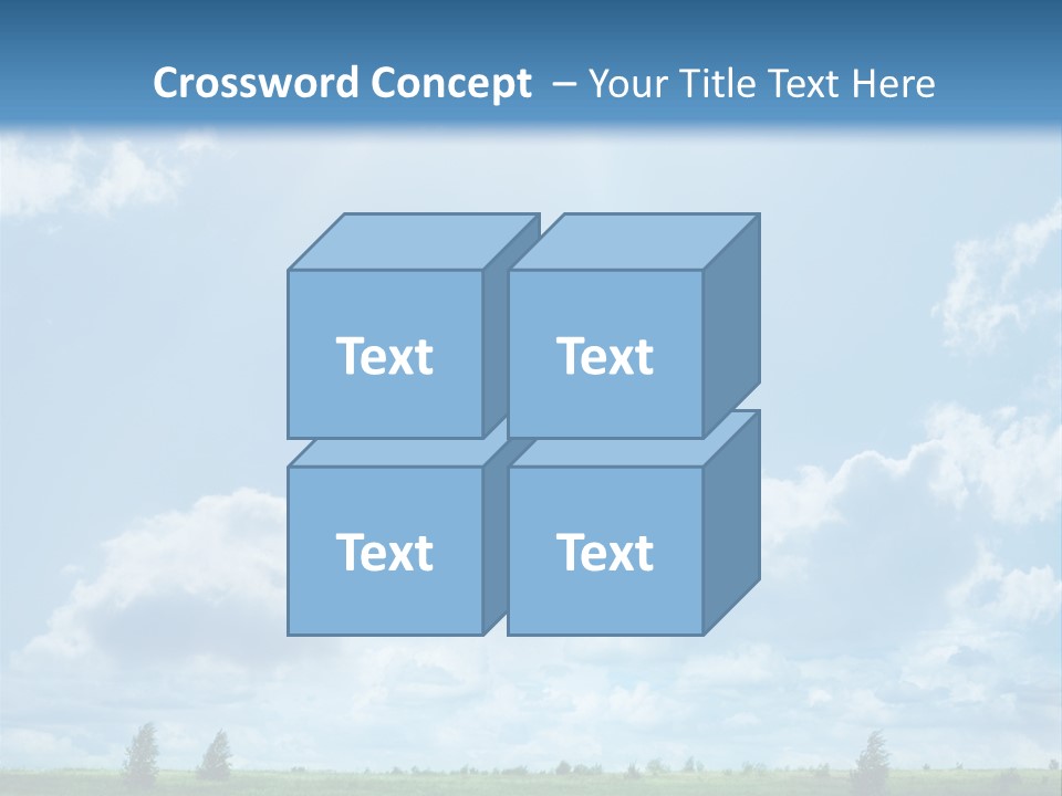 Fall Sunlight Scenic PowerPoint Template