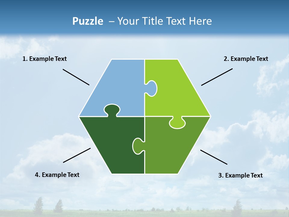 Fall Sunlight Scenic PowerPoint Template