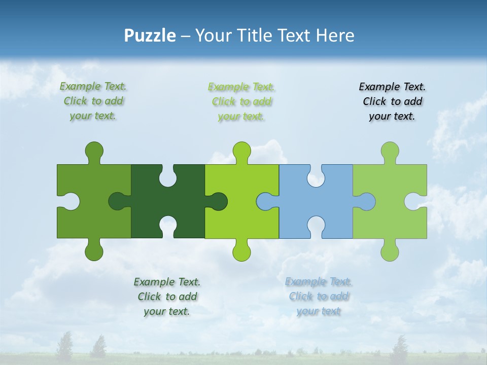 Fall Sunlight Scenic PowerPoint Template