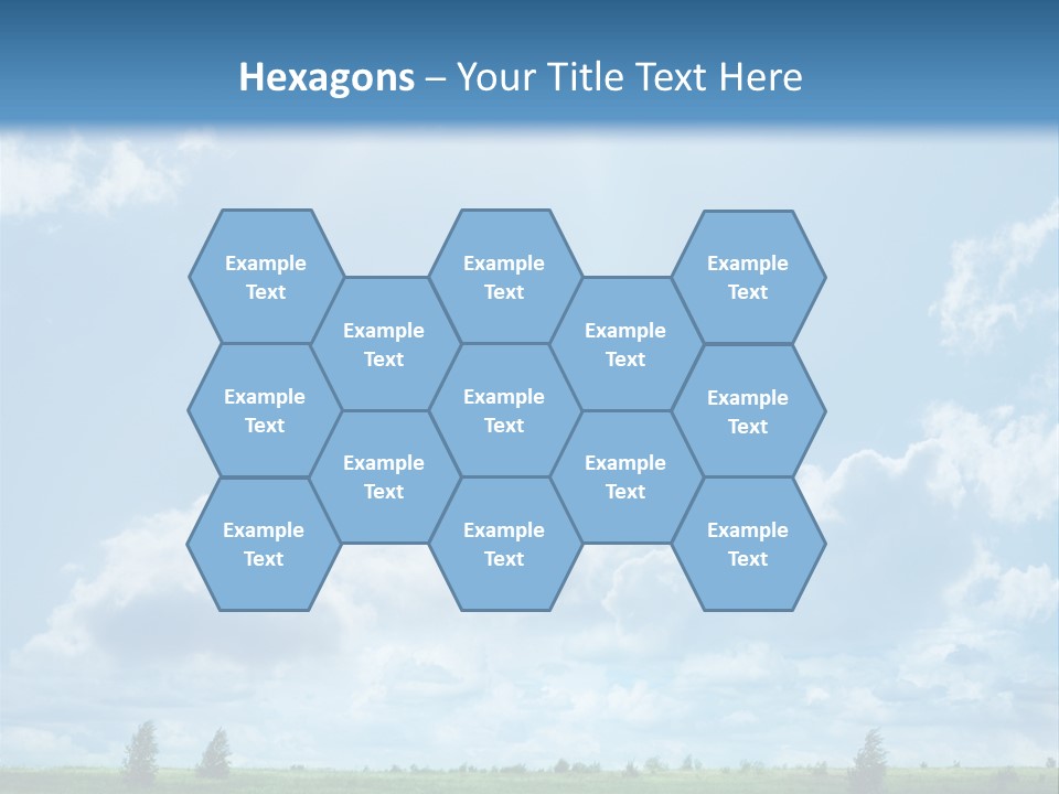 Fall Sunlight Scenic PowerPoint Template