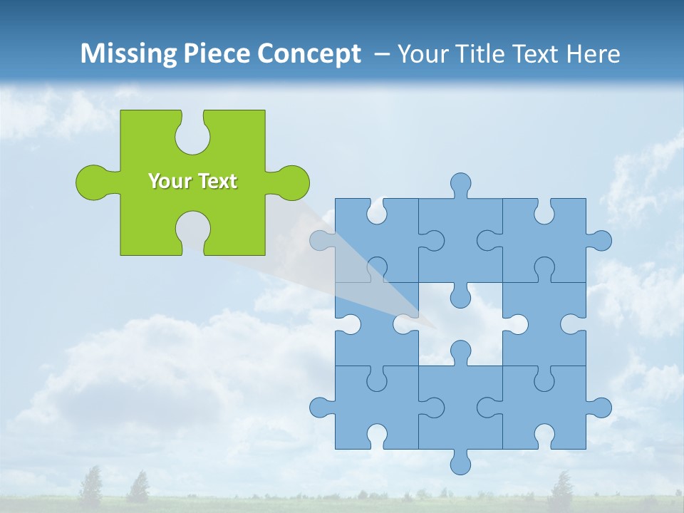 Fall Sunlight Scenic PowerPoint Template