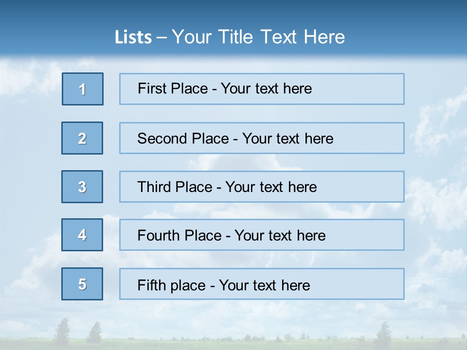 Fall Sunlight Scenic PowerPoint Template