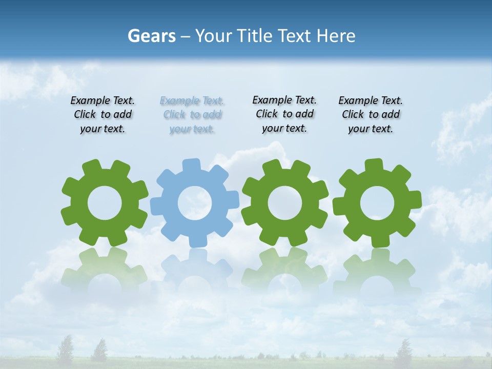 Fall Sunlight Scenic PowerPoint Template