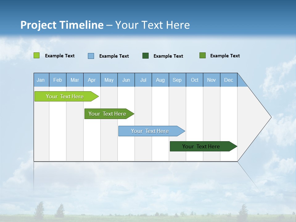 Fall Sunlight Scenic PowerPoint Template