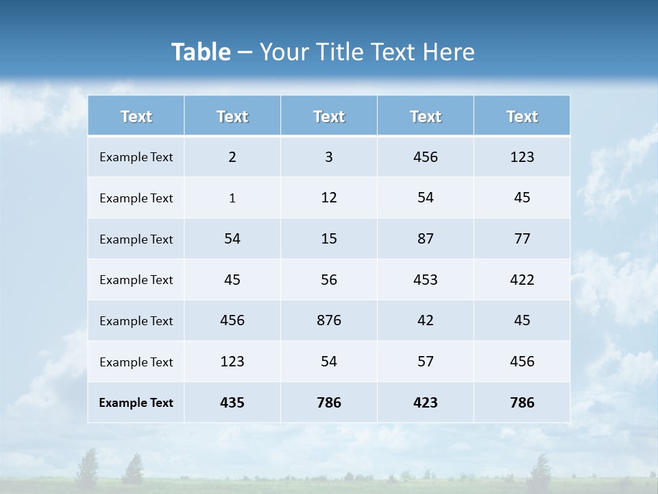Fall Sunlight Scenic PowerPoint Template