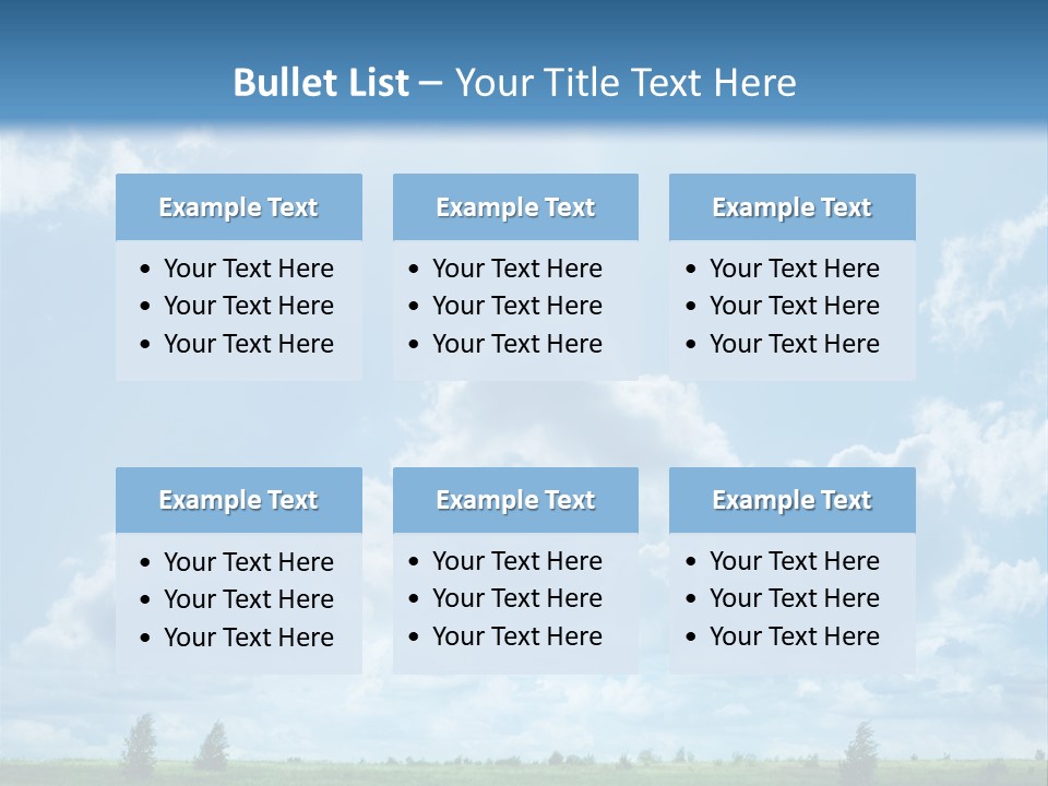 Fall Sunlight Scenic PowerPoint Template