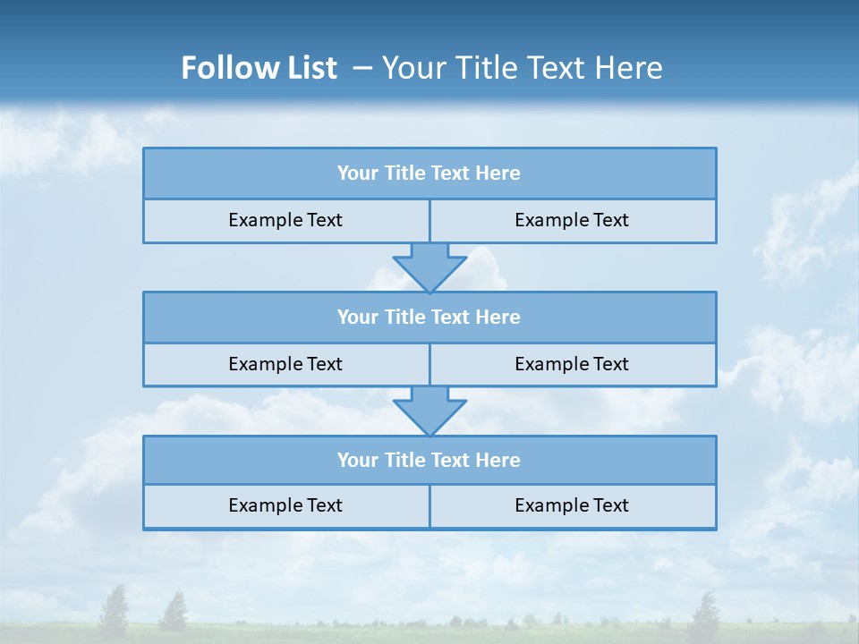 Fall Sunlight Scenic PowerPoint Template