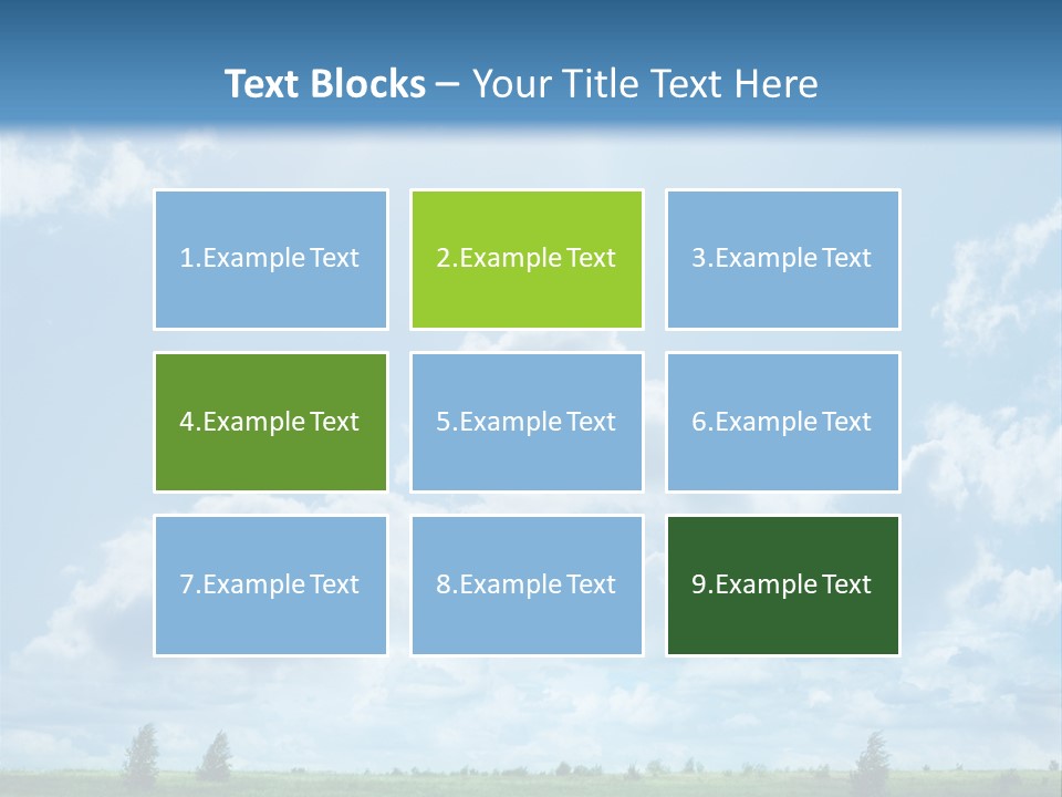 Fall Sunlight Scenic PowerPoint Template