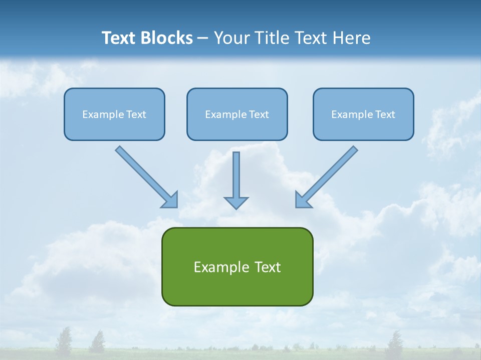 Fall Sunlight Scenic PowerPoint Template