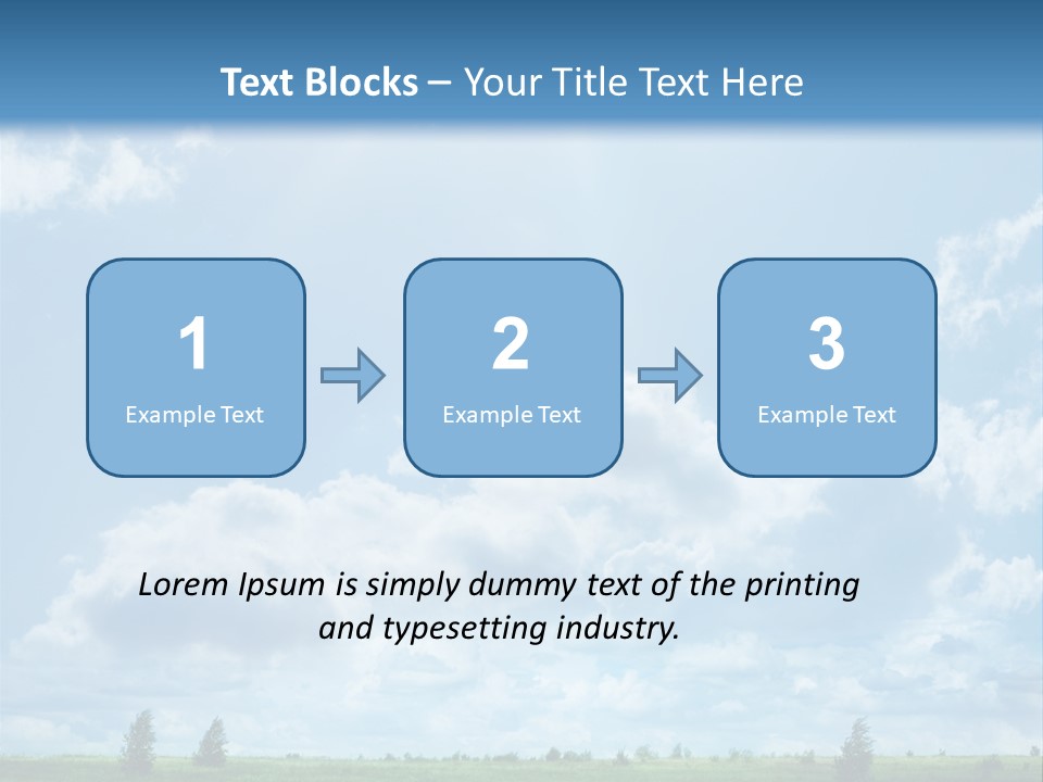 Fall Sunlight Scenic PowerPoint Template