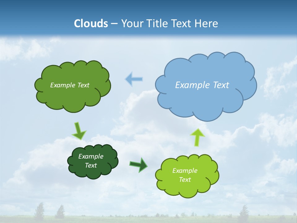 Fall Sunlight Scenic PowerPoint Template