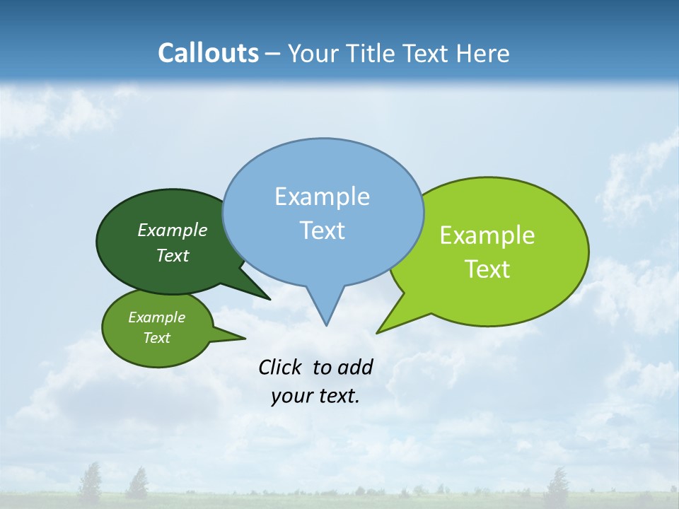 Fall Sunlight Scenic PowerPoint Template