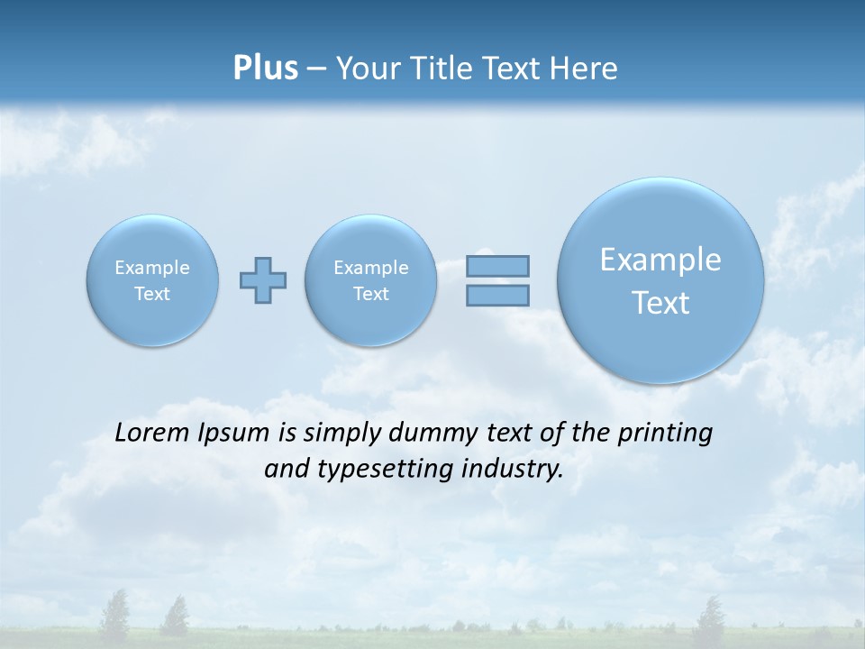 Fall Sunlight Scenic PowerPoint Template