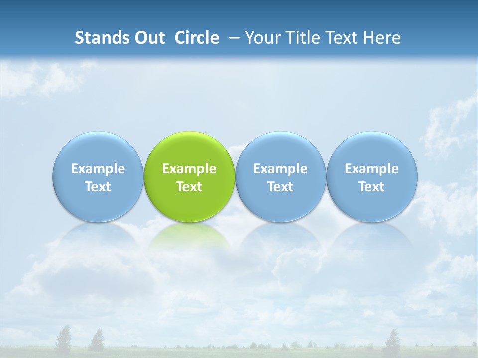 Fall Sunlight Scenic PowerPoint Template