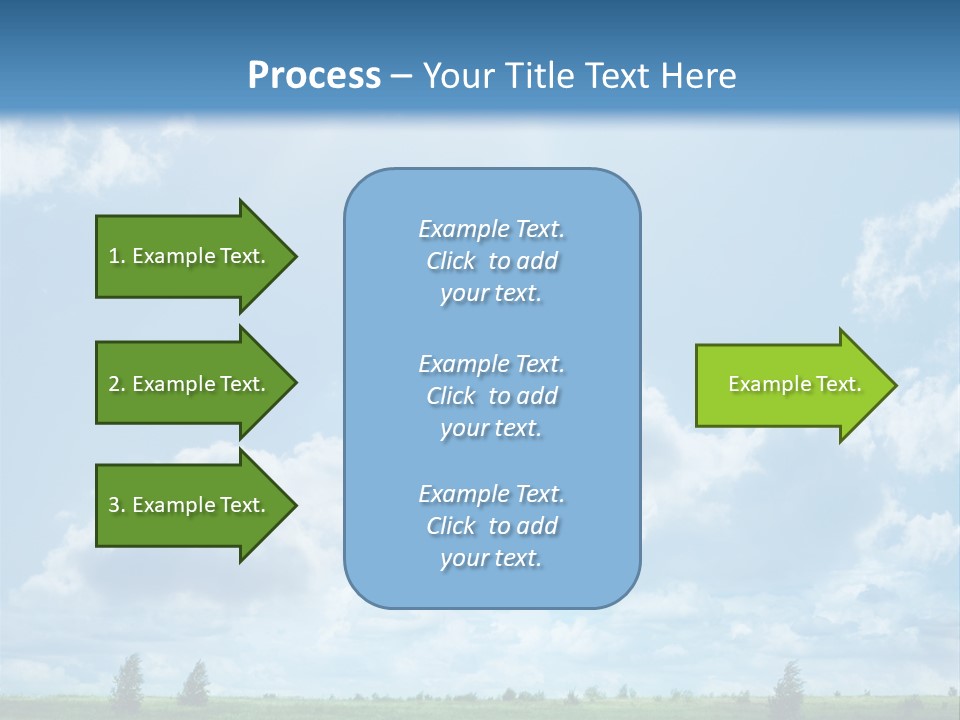 Fall Sunlight Scenic PowerPoint Template