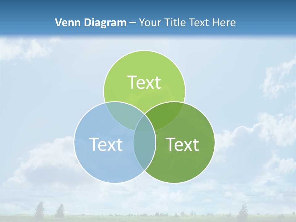 Fall Sunlight Scenic PowerPoint Template