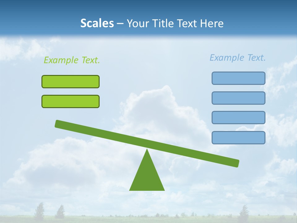 Fall Sunlight Scenic PowerPoint Template