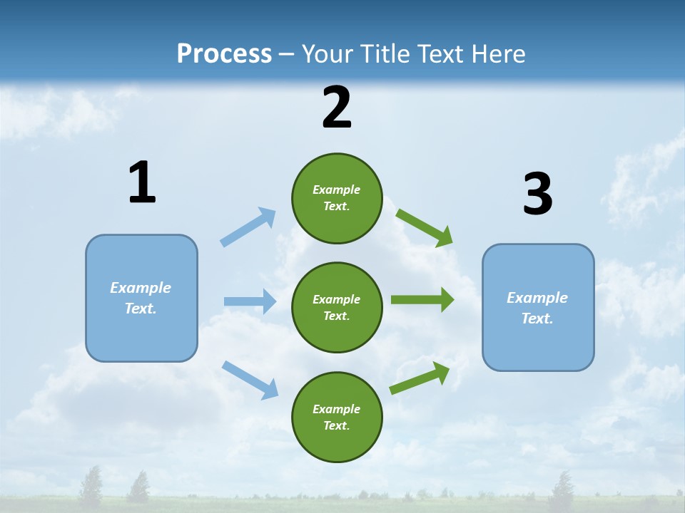 Fall Sunlight Scenic PowerPoint Template