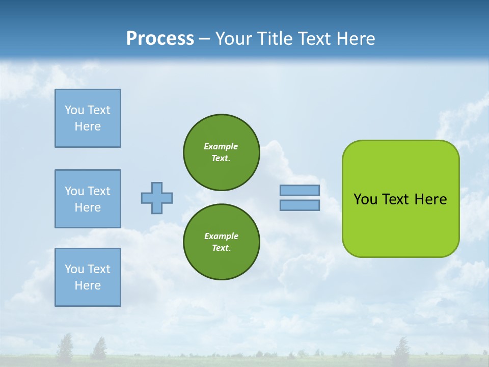 Fall Sunlight Scenic PowerPoint Template
