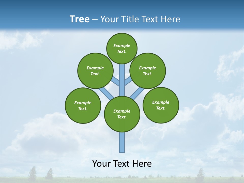 Fall Sunlight Scenic PowerPoint Template