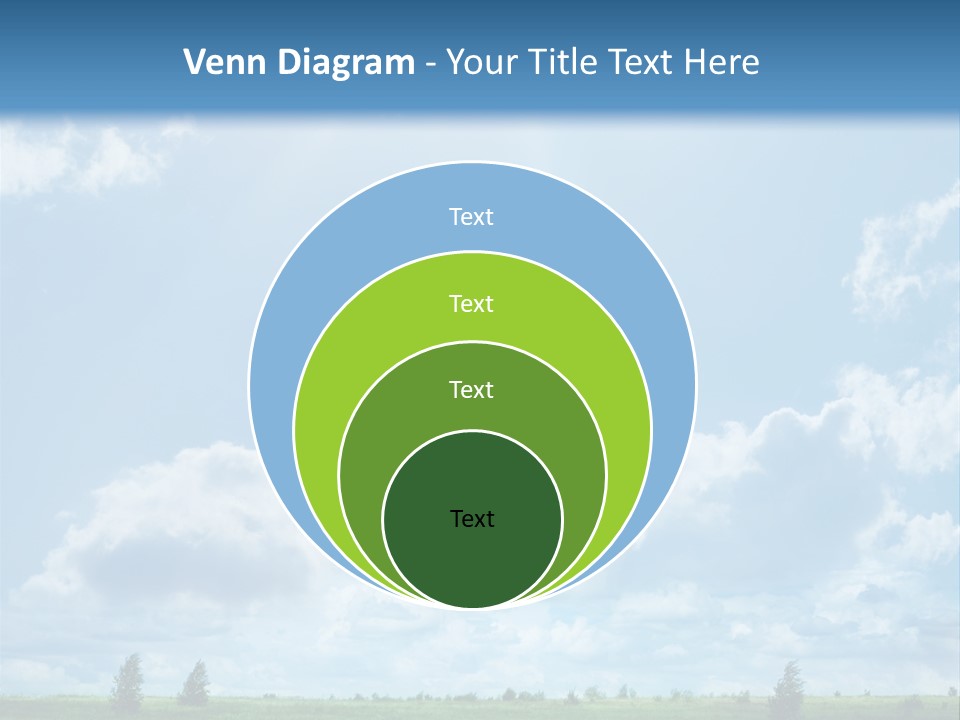 Fall Sunlight Scenic PowerPoint Template