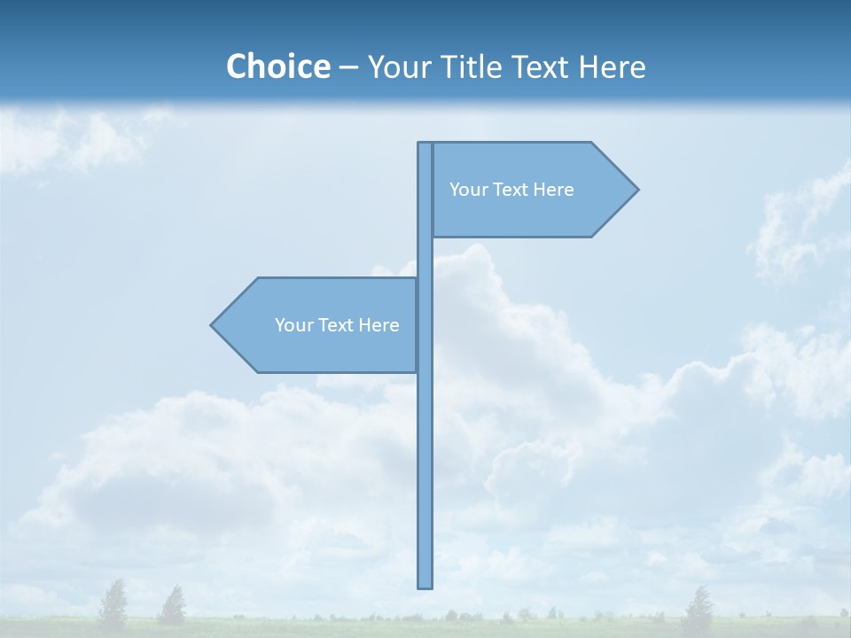 Fall Sunlight Scenic PowerPoint Template