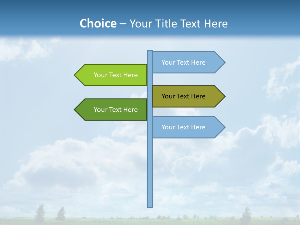 Fall Sunlight Scenic PowerPoint Template