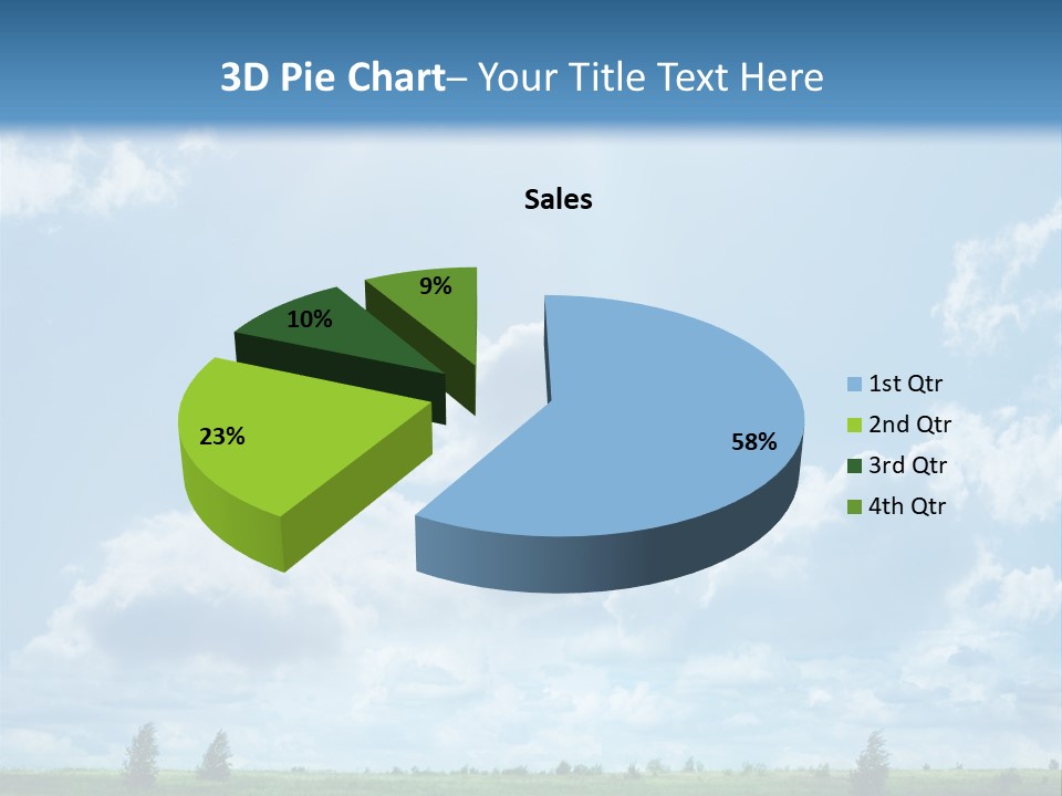 Fall Sunlight Scenic PowerPoint Template