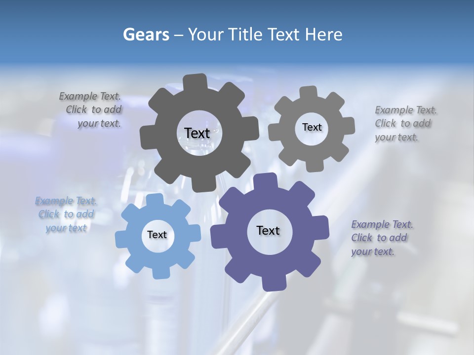 Factory Technology Automated PowerPoint Template