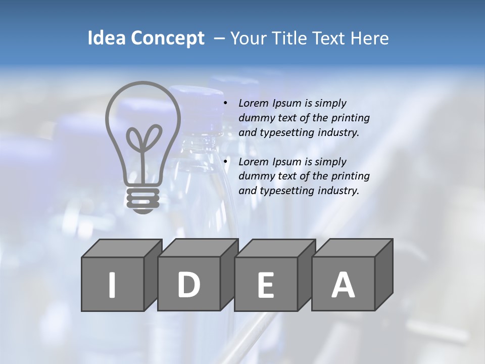 Factory Technology Automated PowerPoint Template