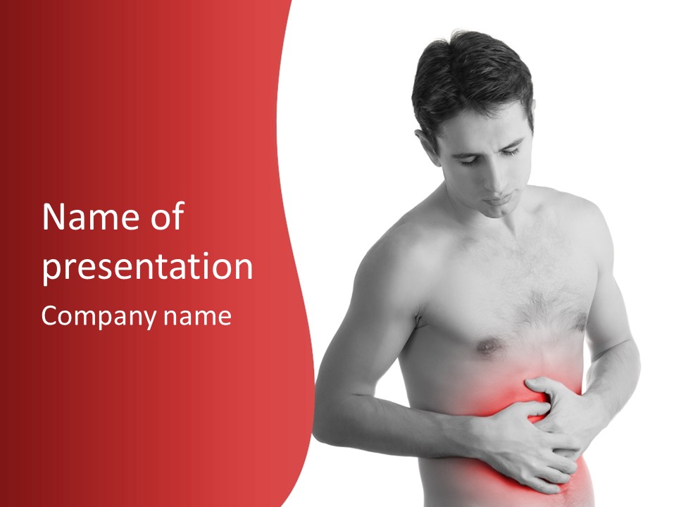 Symptom Person Nausea PowerPoint Template