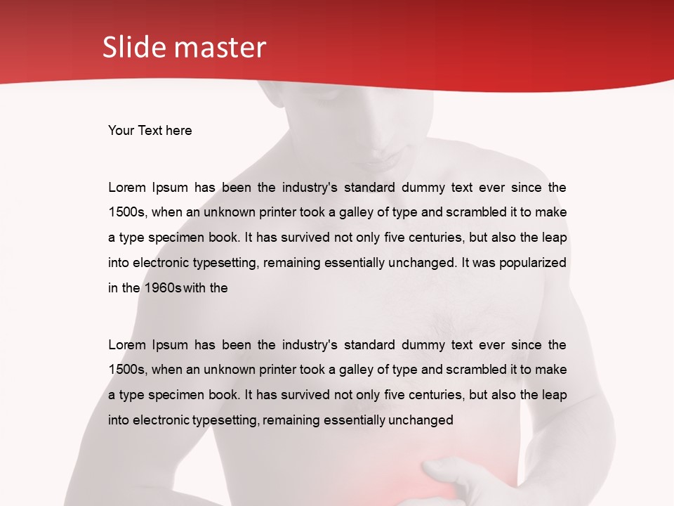 Symptom Person Nausea PowerPoint Template