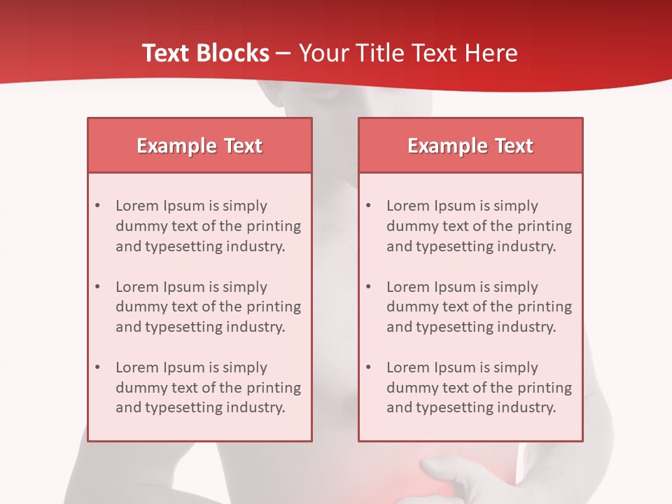 Symptom Person Nausea PowerPoint Template