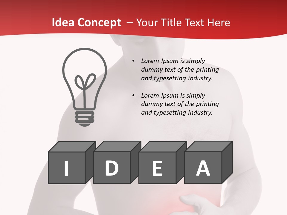 Symptom Person Nausea PowerPoint Template