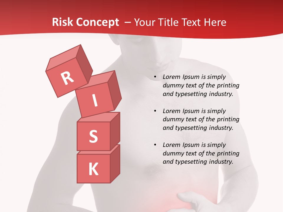 Symptom Person Nausea PowerPoint Template