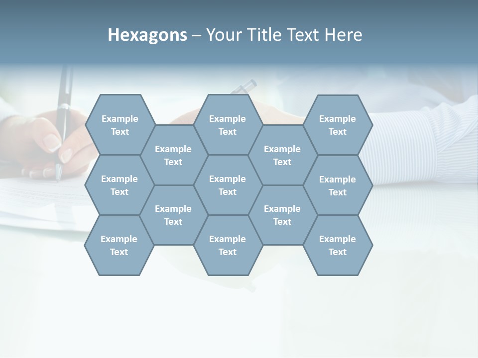 Paper Colleague Ballpoint PowerPoint Template