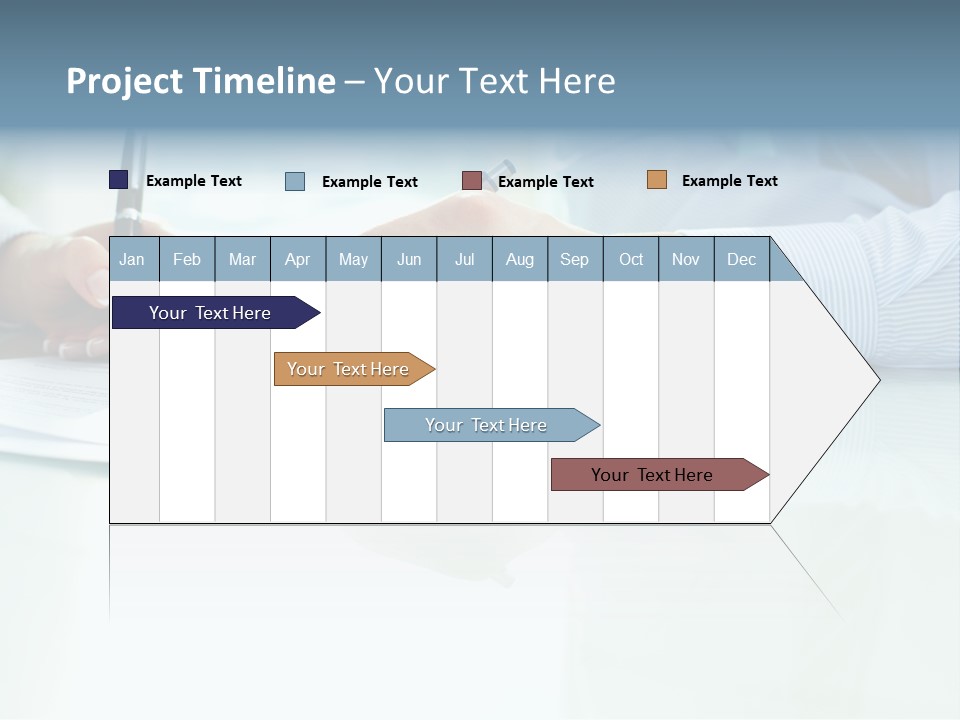 Paper Colleague Ballpoint PowerPoint Template