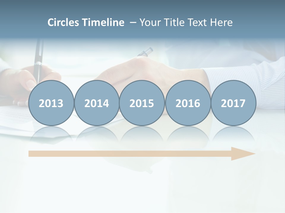 Paper Colleague Ballpoint PowerPoint Template