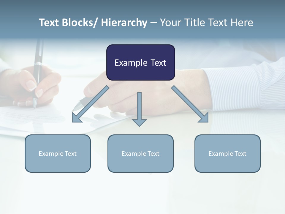 Paper Colleague Ballpoint PowerPoint Template