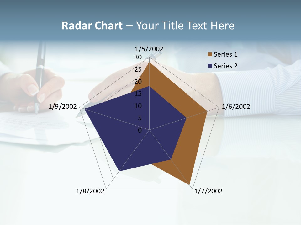 Paper Colleague Ballpoint PowerPoint Template