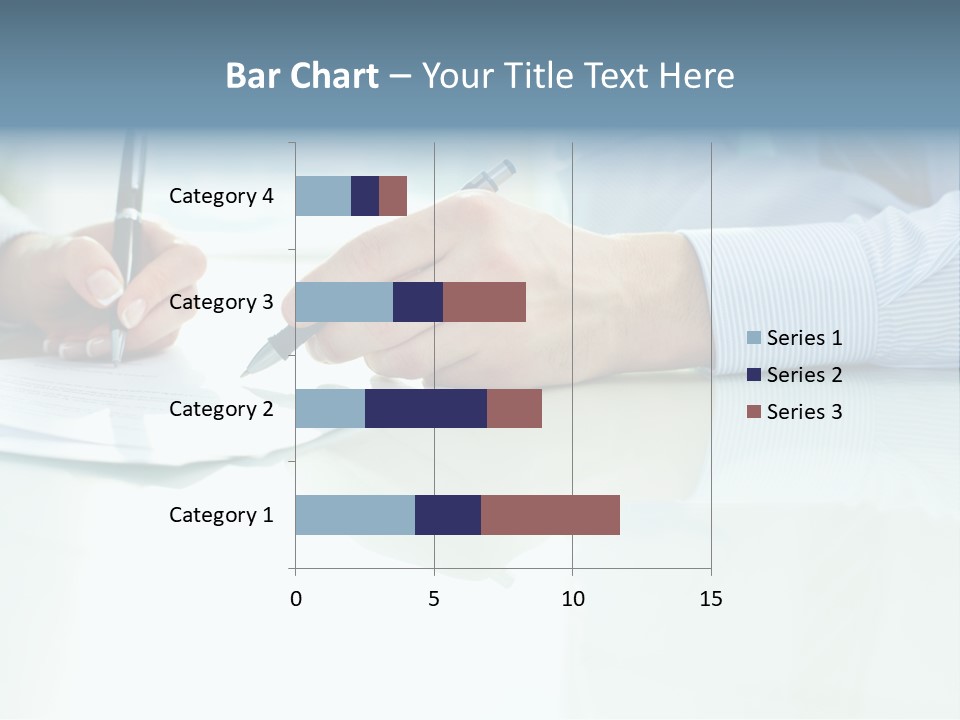 Paper Colleague Ballpoint PowerPoint Template