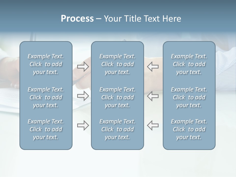 Paper Colleague Ballpoint PowerPoint Template