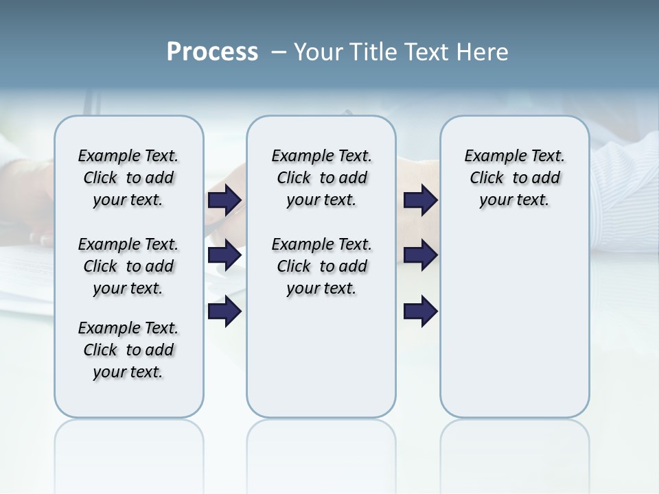 Paper Colleague Ballpoint PowerPoint Template
