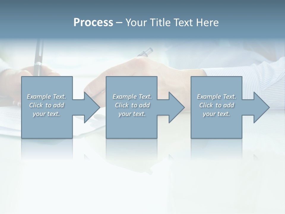 Paper Colleague Ballpoint PowerPoint Template