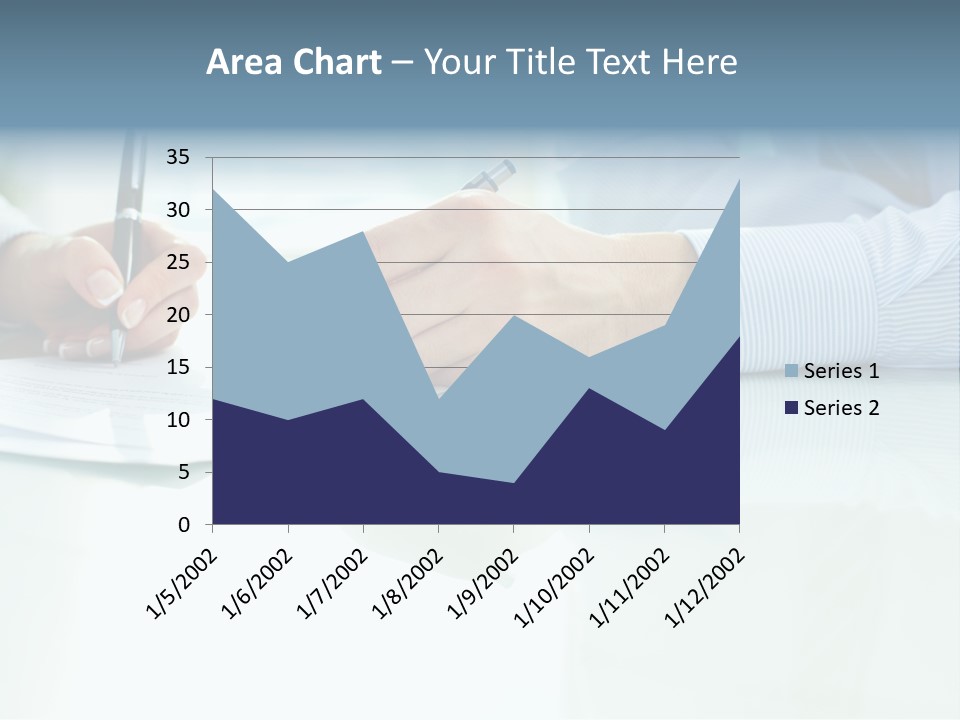 Paper Colleague Ballpoint PowerPoint Template
