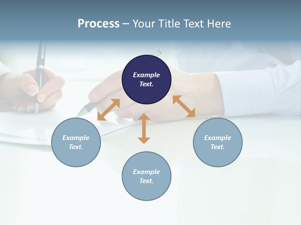 Paper Colleague Ballpoint PowerPoint Template