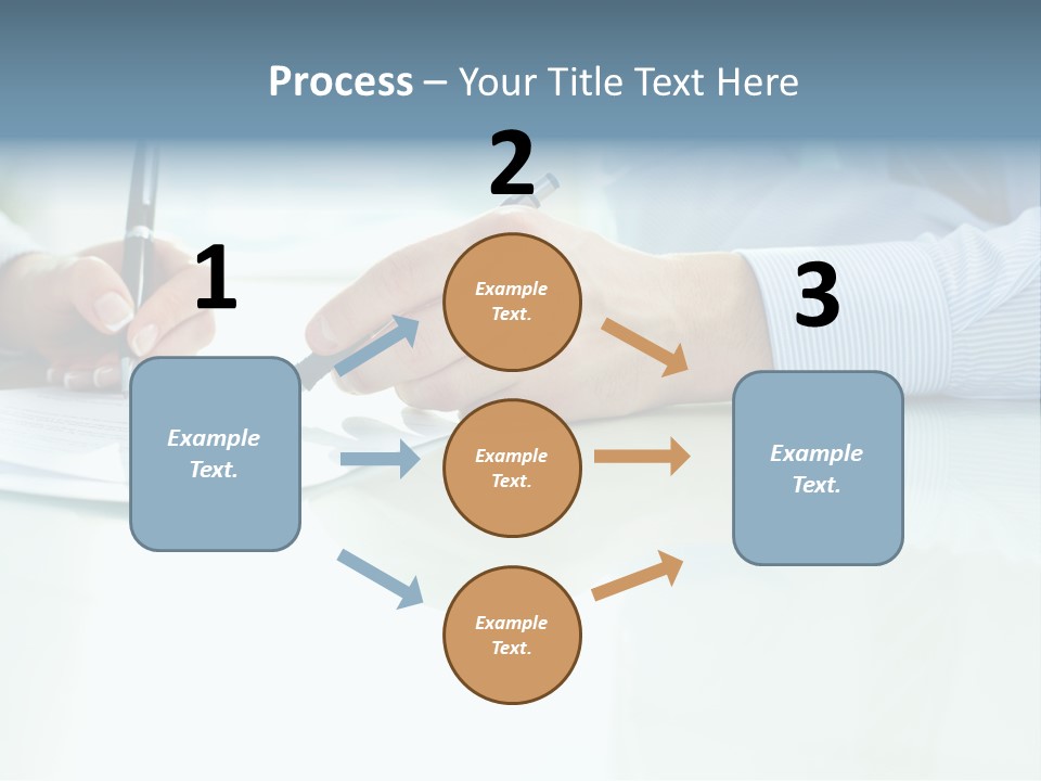 Paper Colleague Ballpoint PowerPoint Template