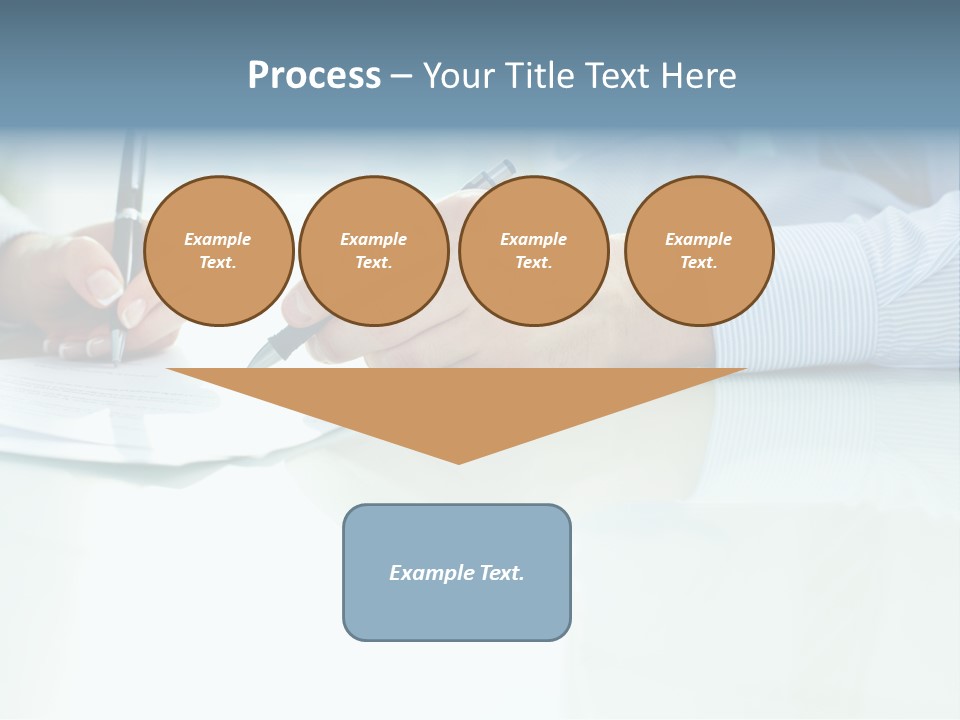 Paper Colleague Ballpoint PowerPoint Template